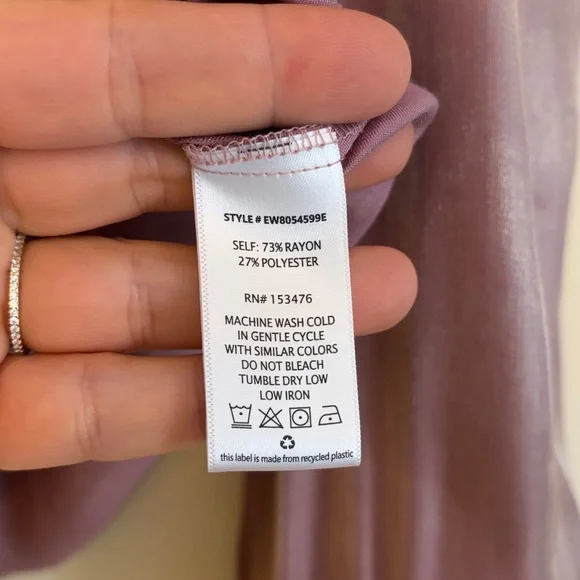 Evereve Pink Shimmery shiny Boho Elegant Chic Coquette Girl Top, Size M - Picture 4 of 7